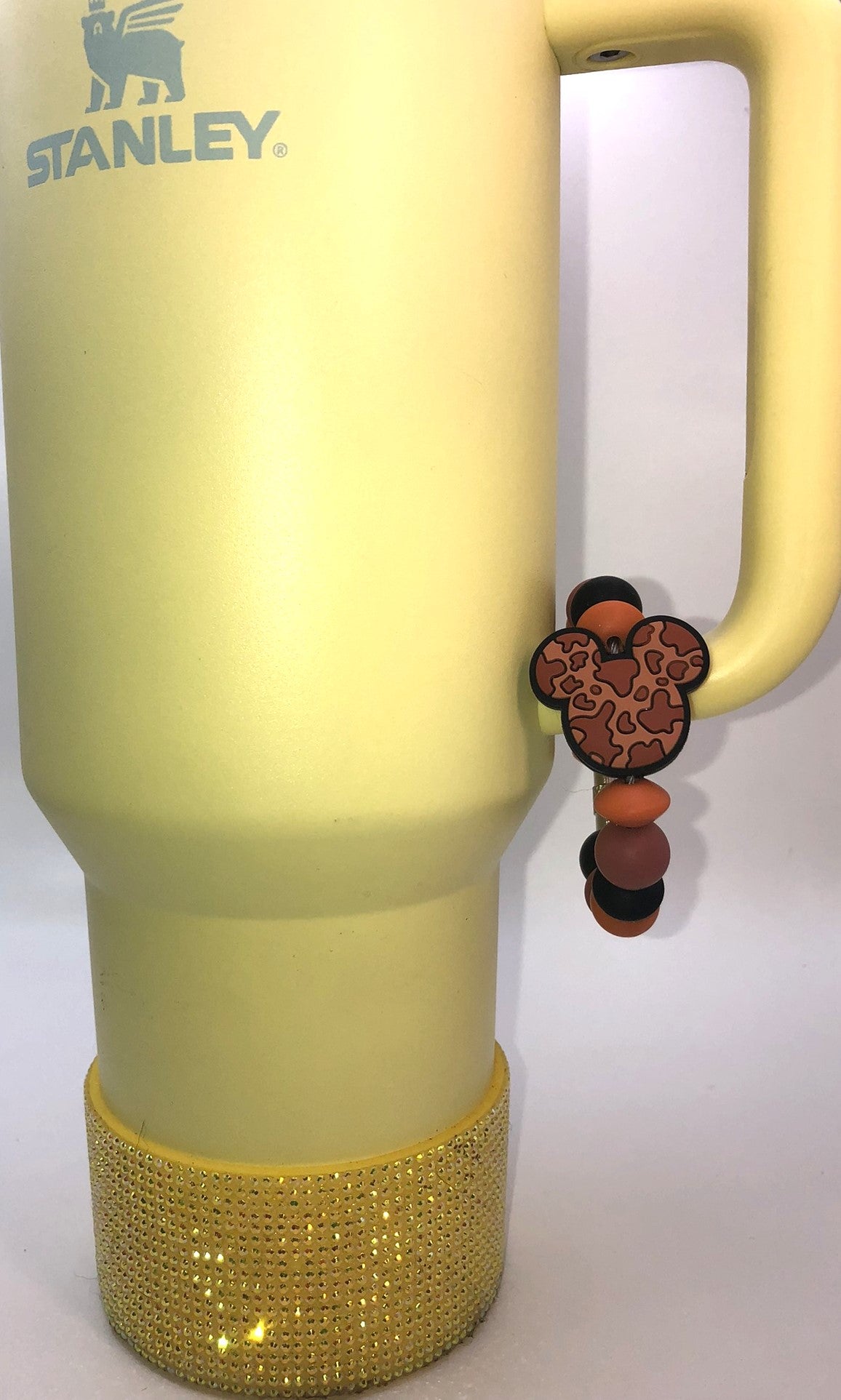 Brown Cow Spots Magical Head Stanley Tumbler Cup Handle Charm