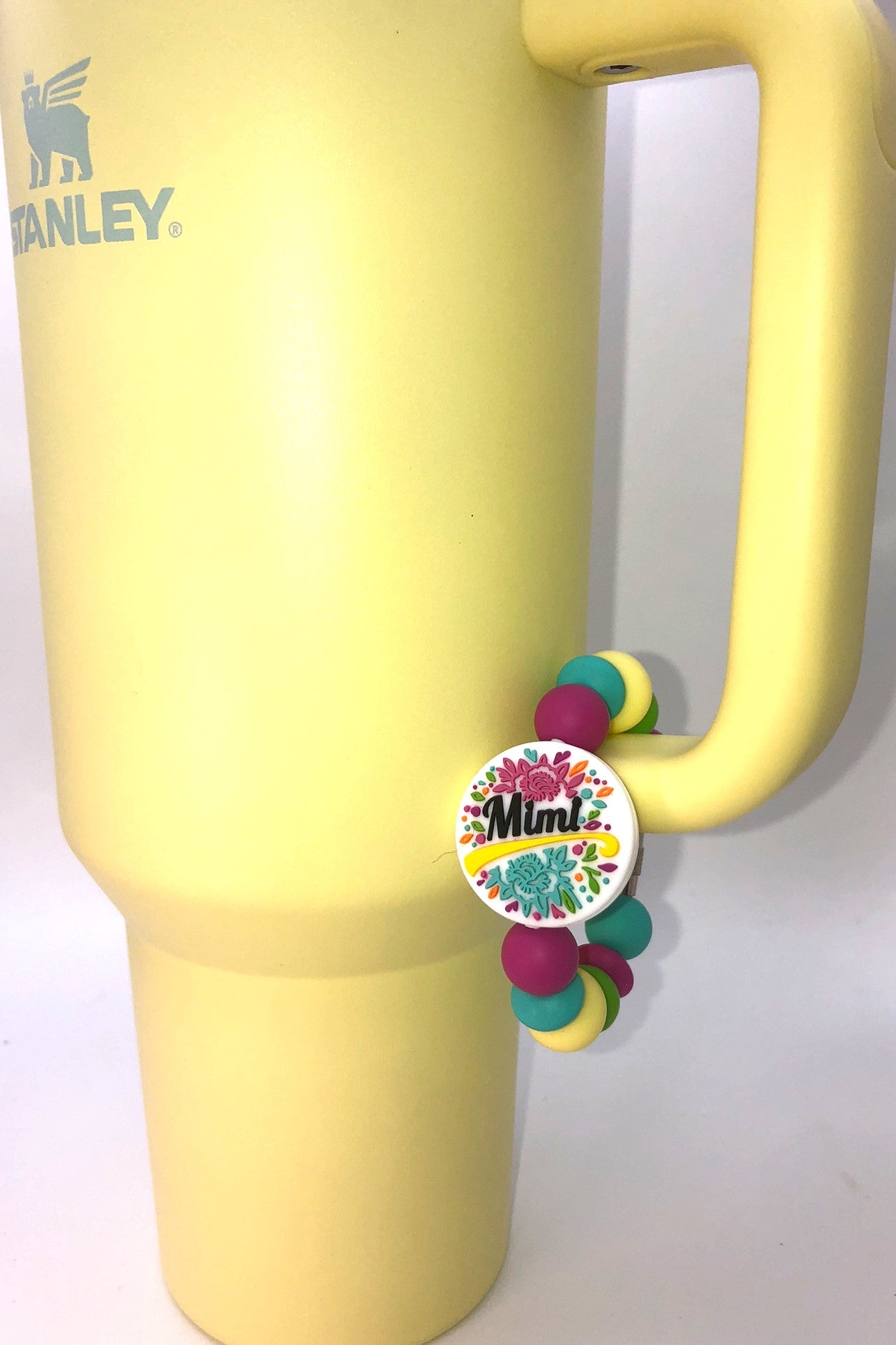 Mimi Floral Stanley Tumbler Cup Handle Charm