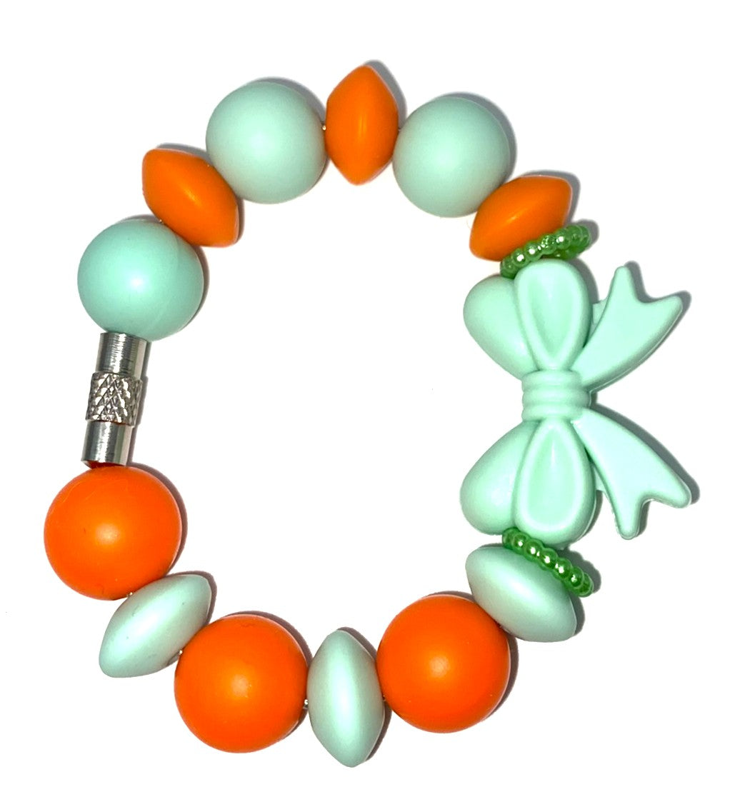Mint Coquette Bow Stanley Tumbler Cup Handle Charm