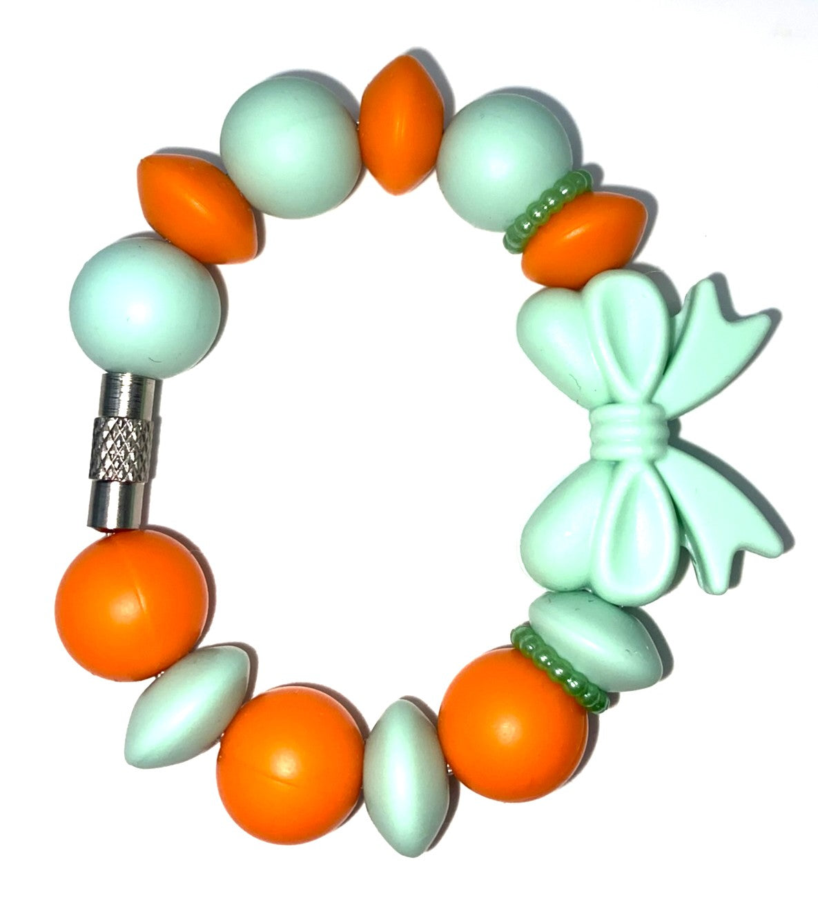 Mint Coquette Bow Stanley Tumbler Cup Handle Charm