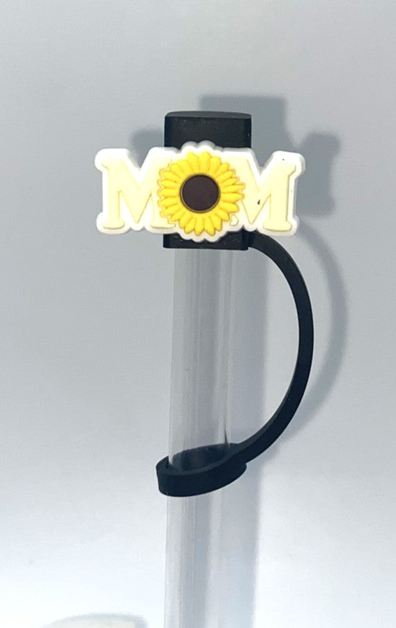 Mom Sunflower Straw Topper