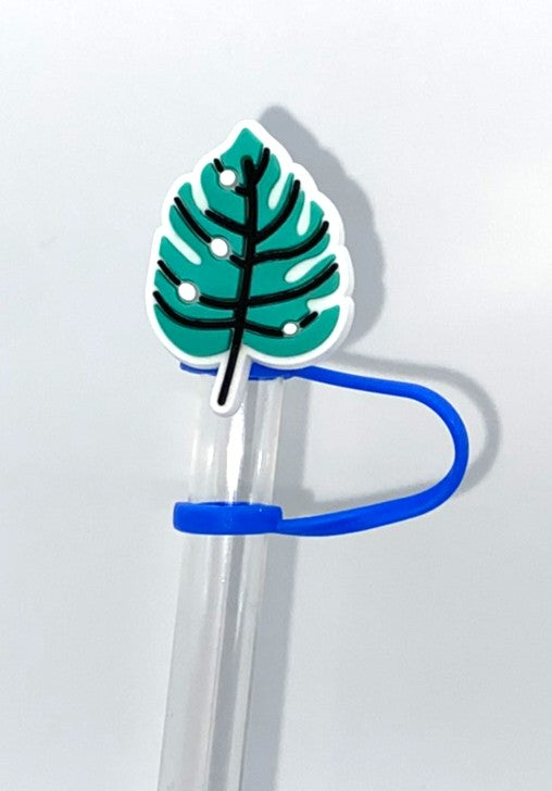 Monstera Leaf #2 Straw Topper