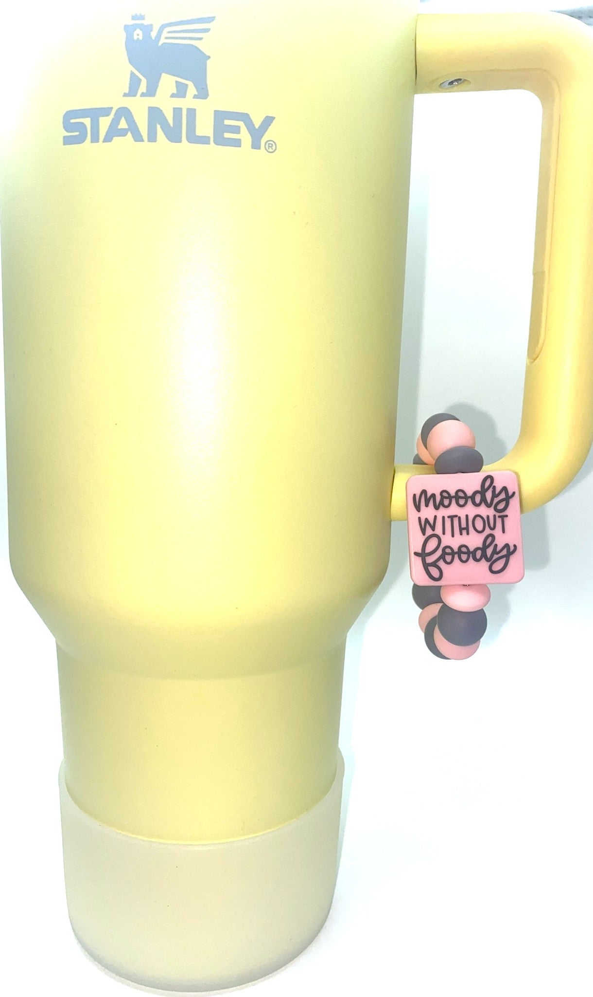 Moody Without Foody Funny Stanley Tumbler Cup Handle Charm