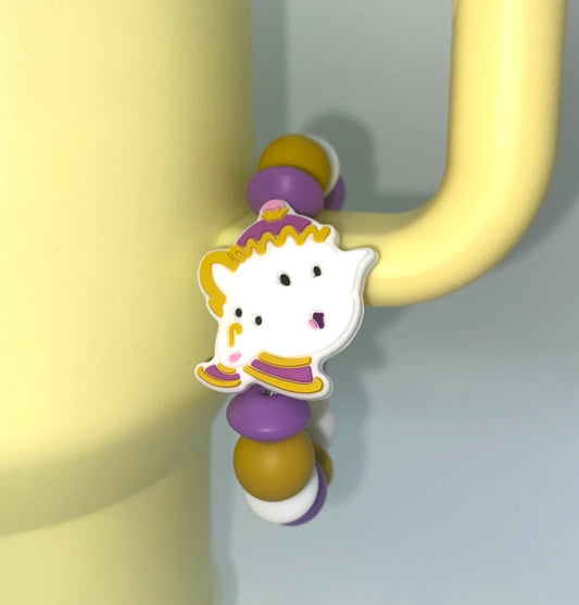 Mother Tea Pot & Boy Tea Cup Stanley Tumbler Cup Handle Charm