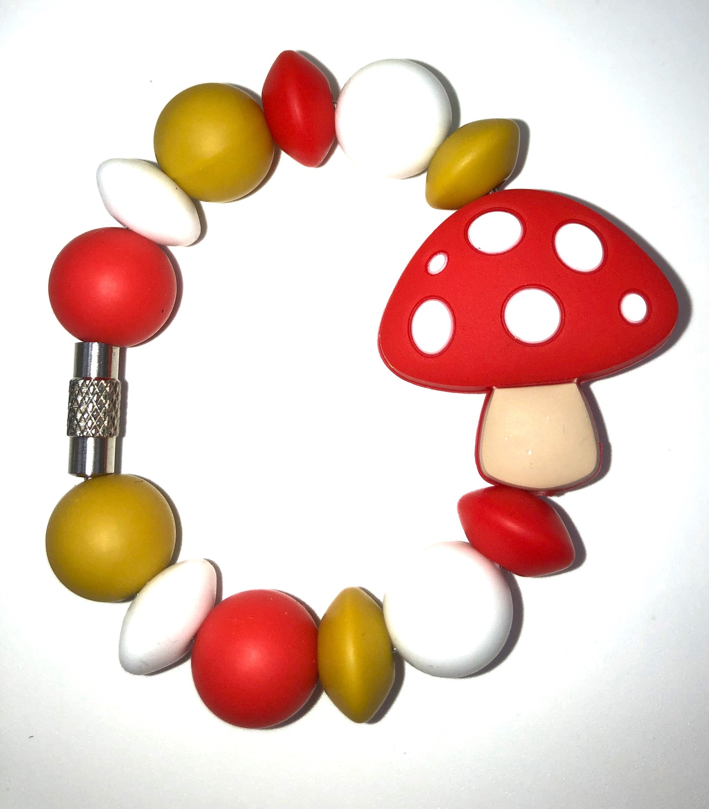 Red Mushroom Stanley Tumbler Cup Handle Charm