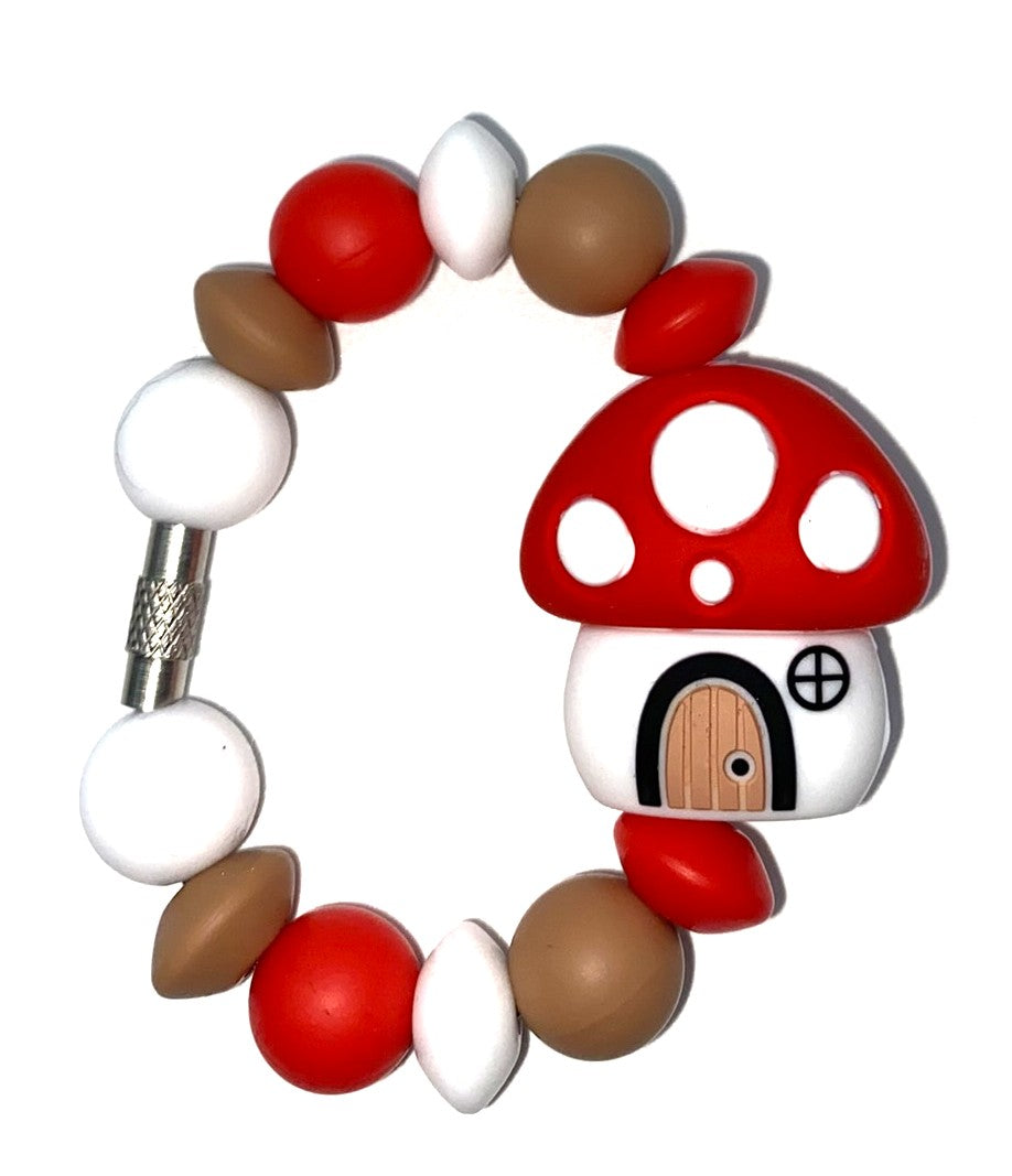 Mushroom House Stanley Tumbler Cup Handle Charm