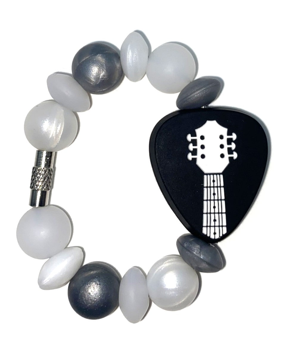 When Words Fail Music Speaks Guitar Pick Stanley Tumbler Cup Handle Charm