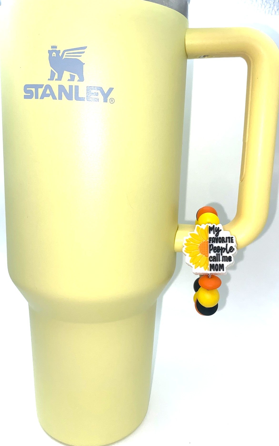 My Favorite People Call Me Mom Sunflower Stanley Tumbler Cup Handle Charm