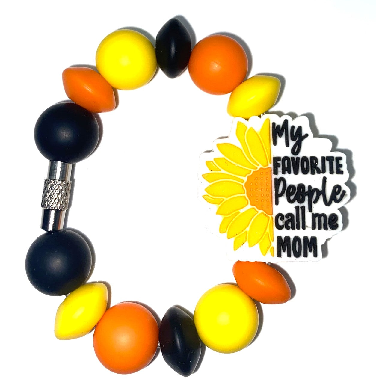 My Favorite People Call Me Mom Sunflower Stanley Tumbler Cup Handle Charm