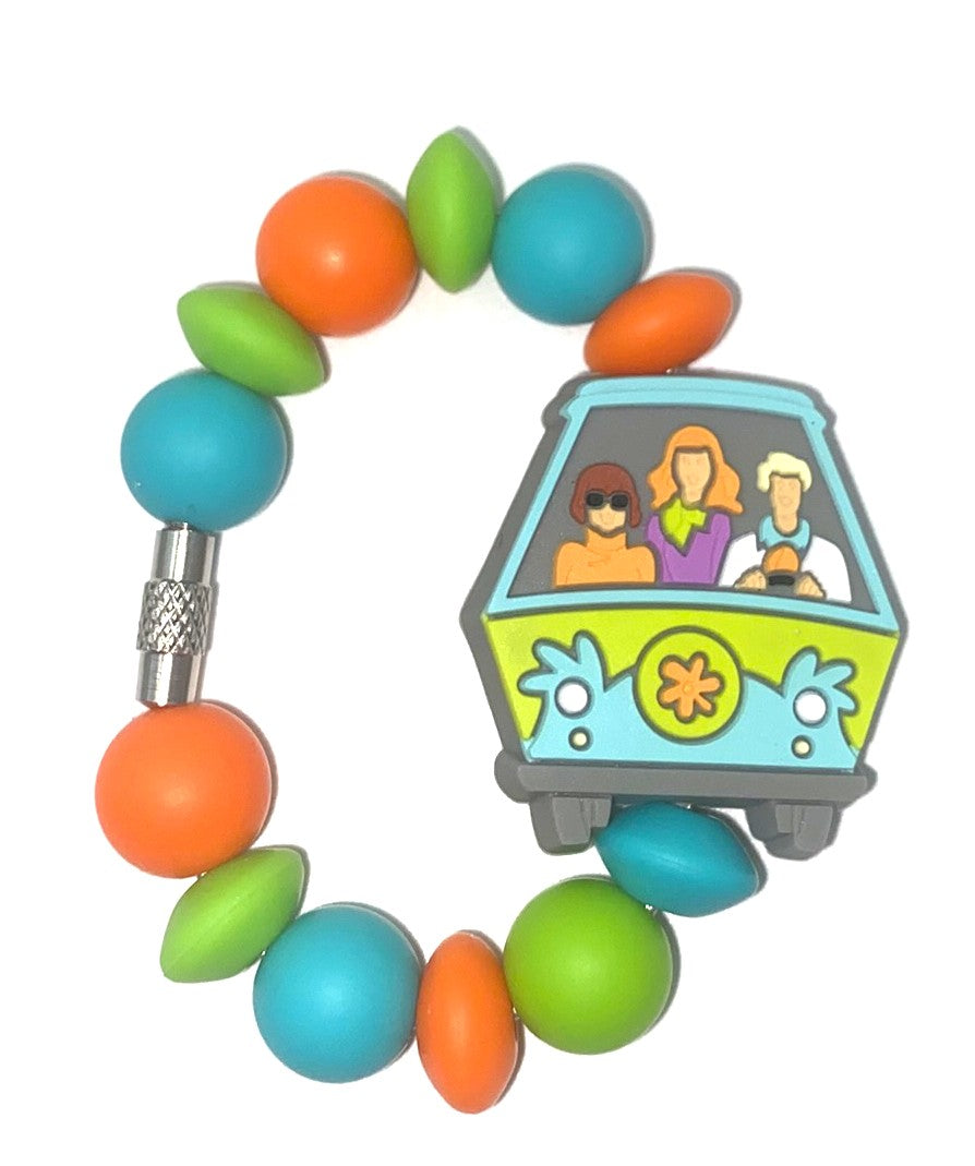 Mystery Gang Van Cartoon Stanley Tumbler Cup Handle Charm