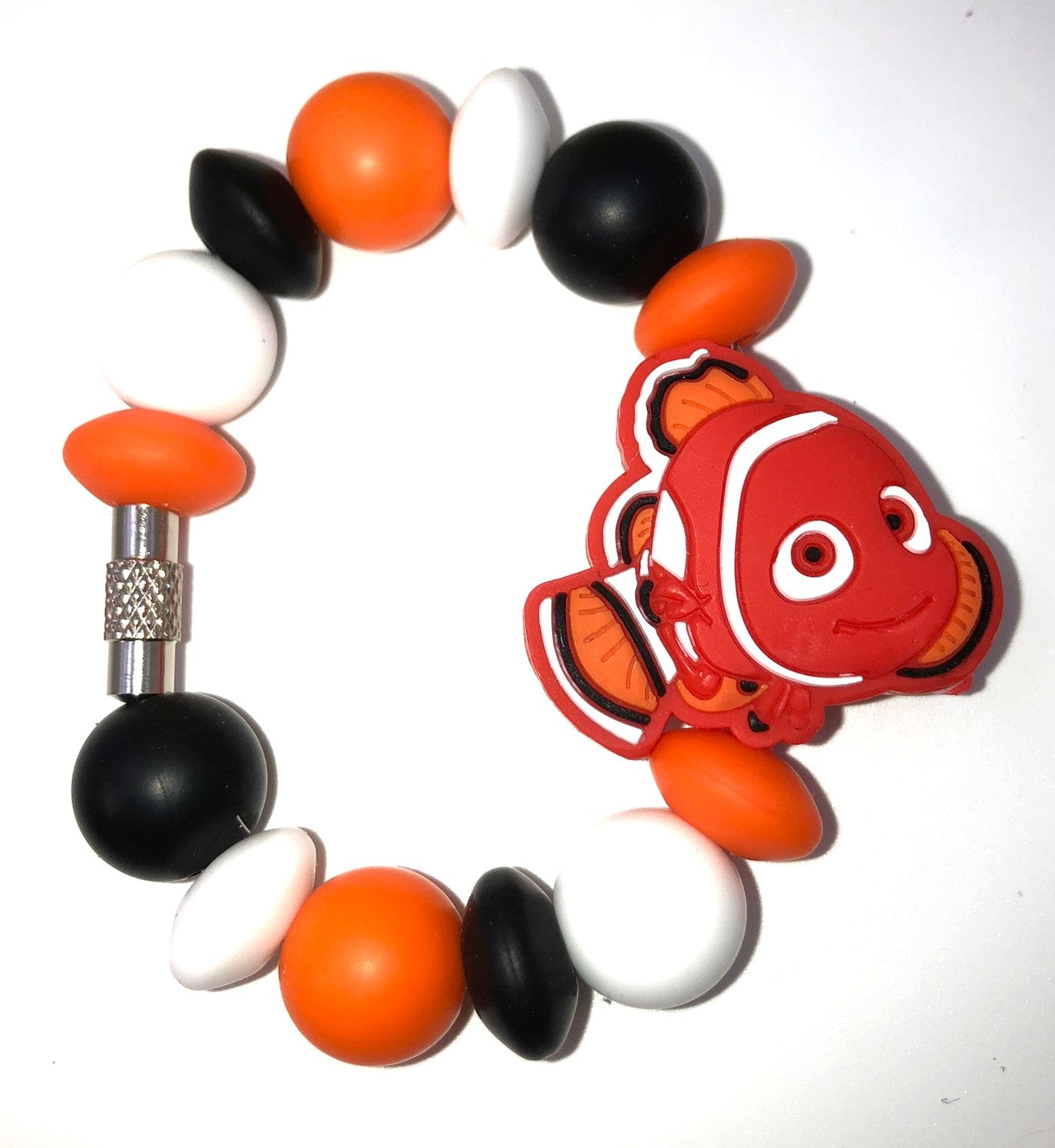 Orange Cartoon Clown Lost Fish Stanley Tumbler Cup Handle Charm