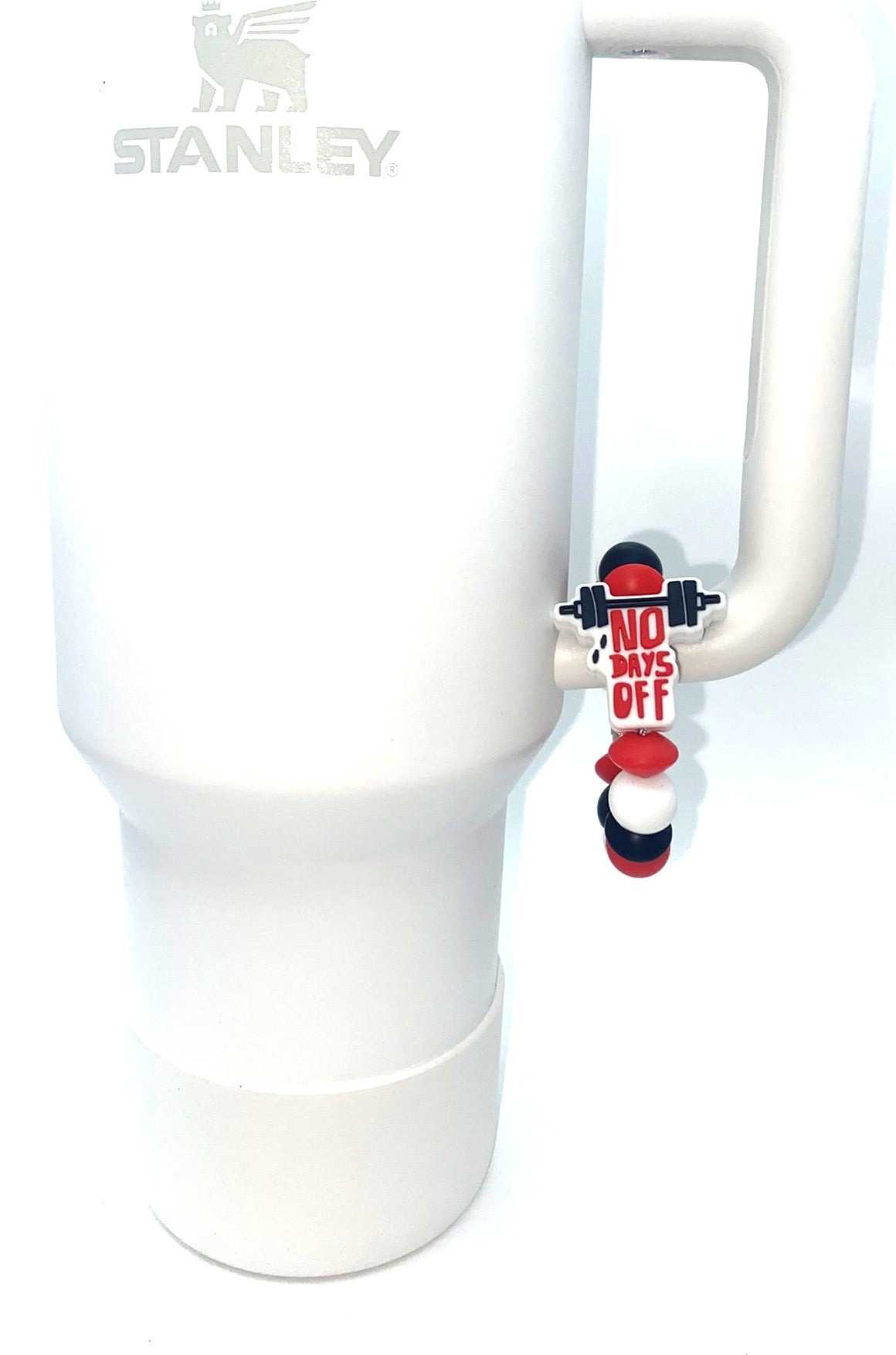 No Days Off Stanley Tumbler Cup Handle Charm