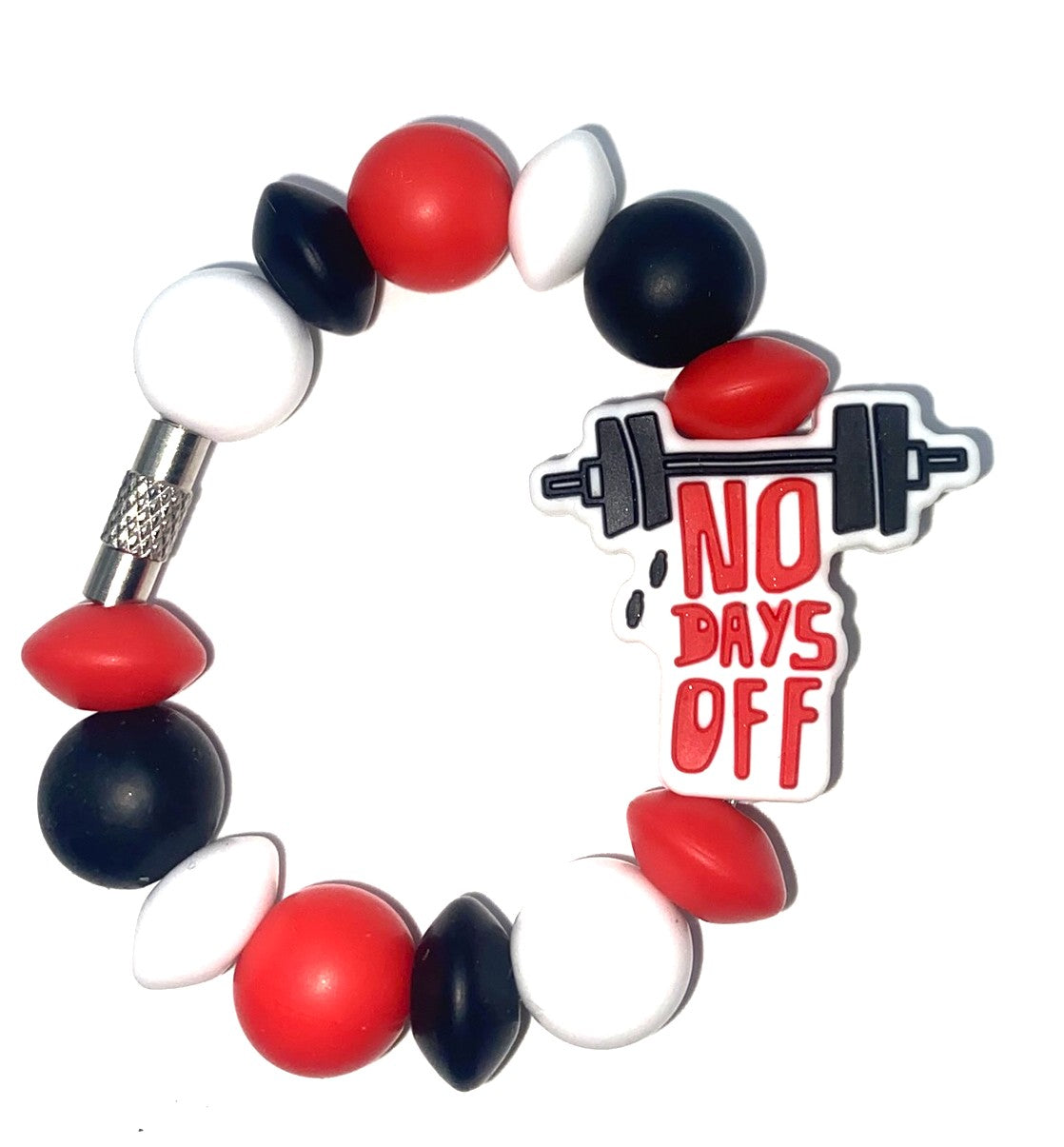 No Days Off Stanley Tumbler Cup Handle Charm