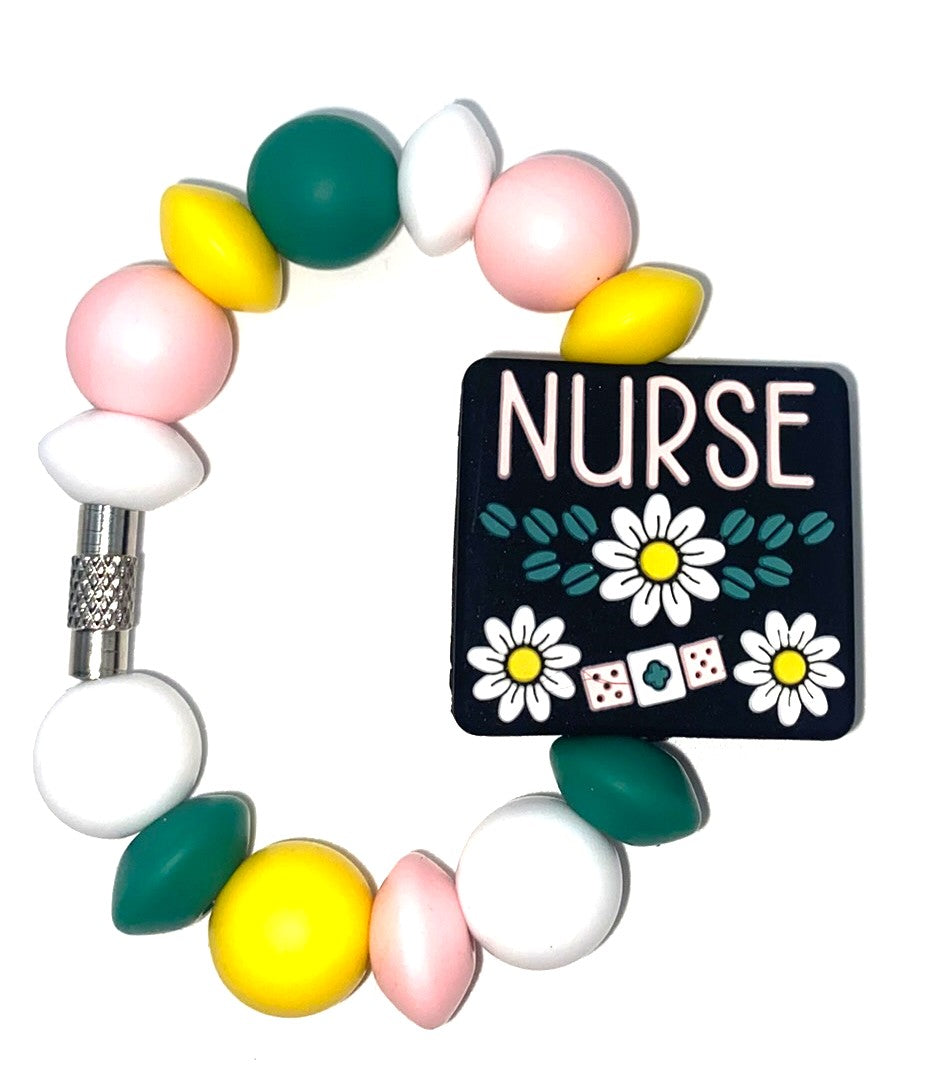 Nurse Daisy Band Aid Stanley Tumbler Cup Handle Charm