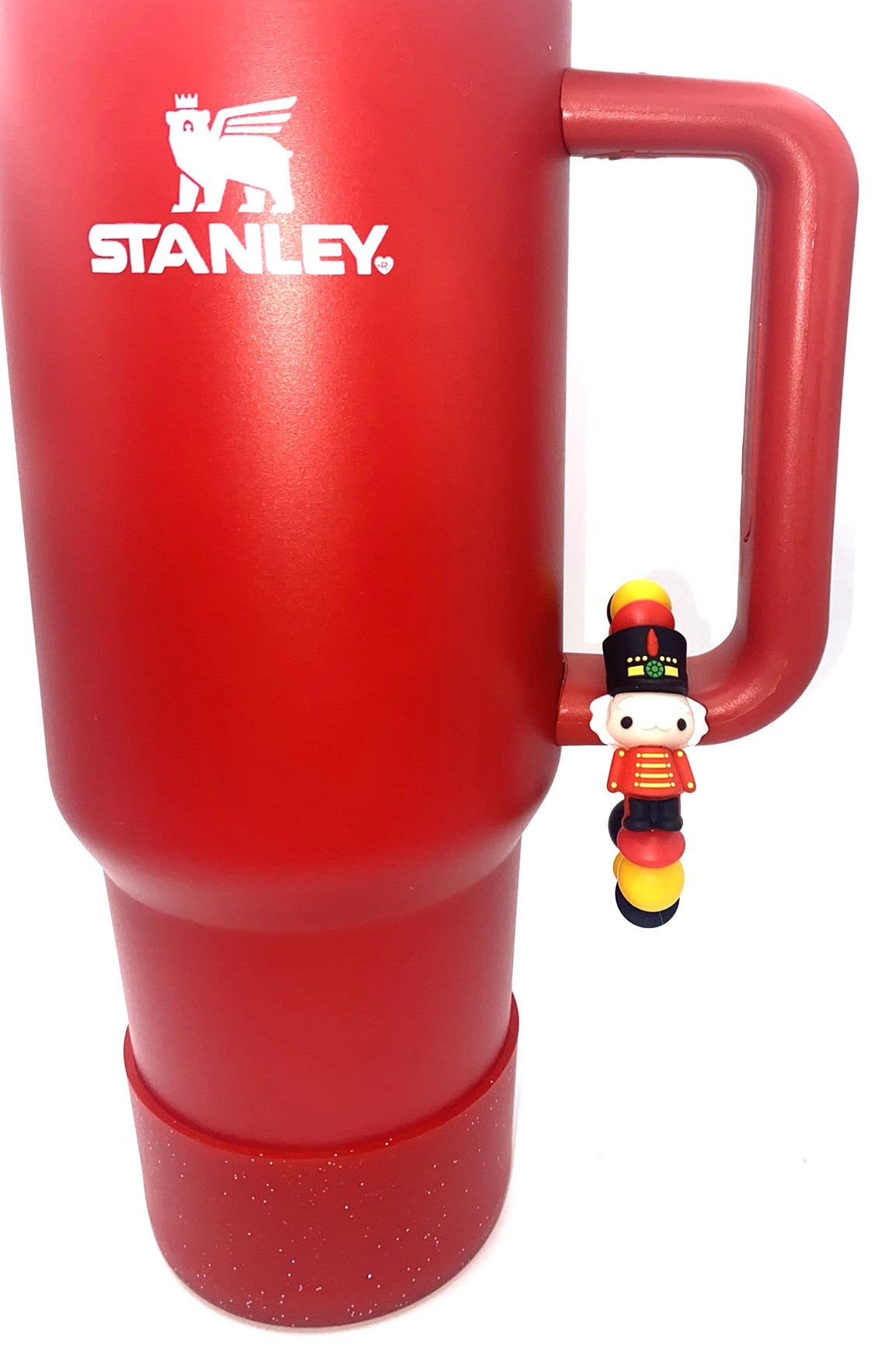 Red Nutcracker 3D Christmas Stanley Tumbler Cup Handle Charm