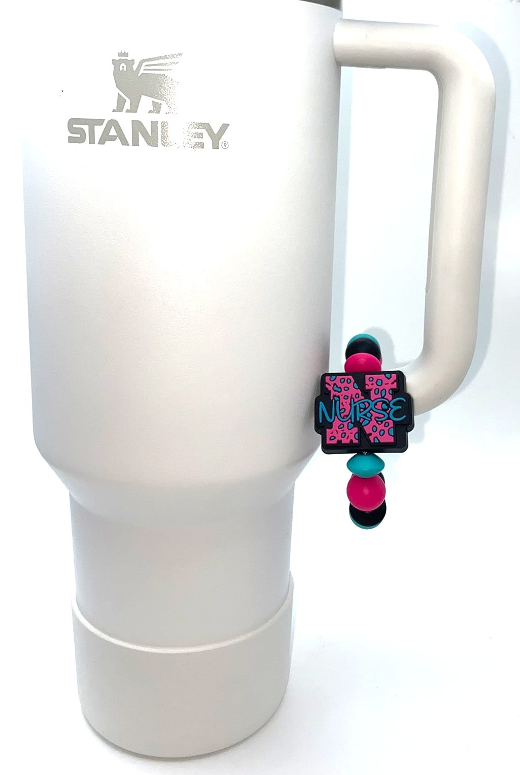 "N" Is For Nurse Stanley Tumbler Cup Handle Charm