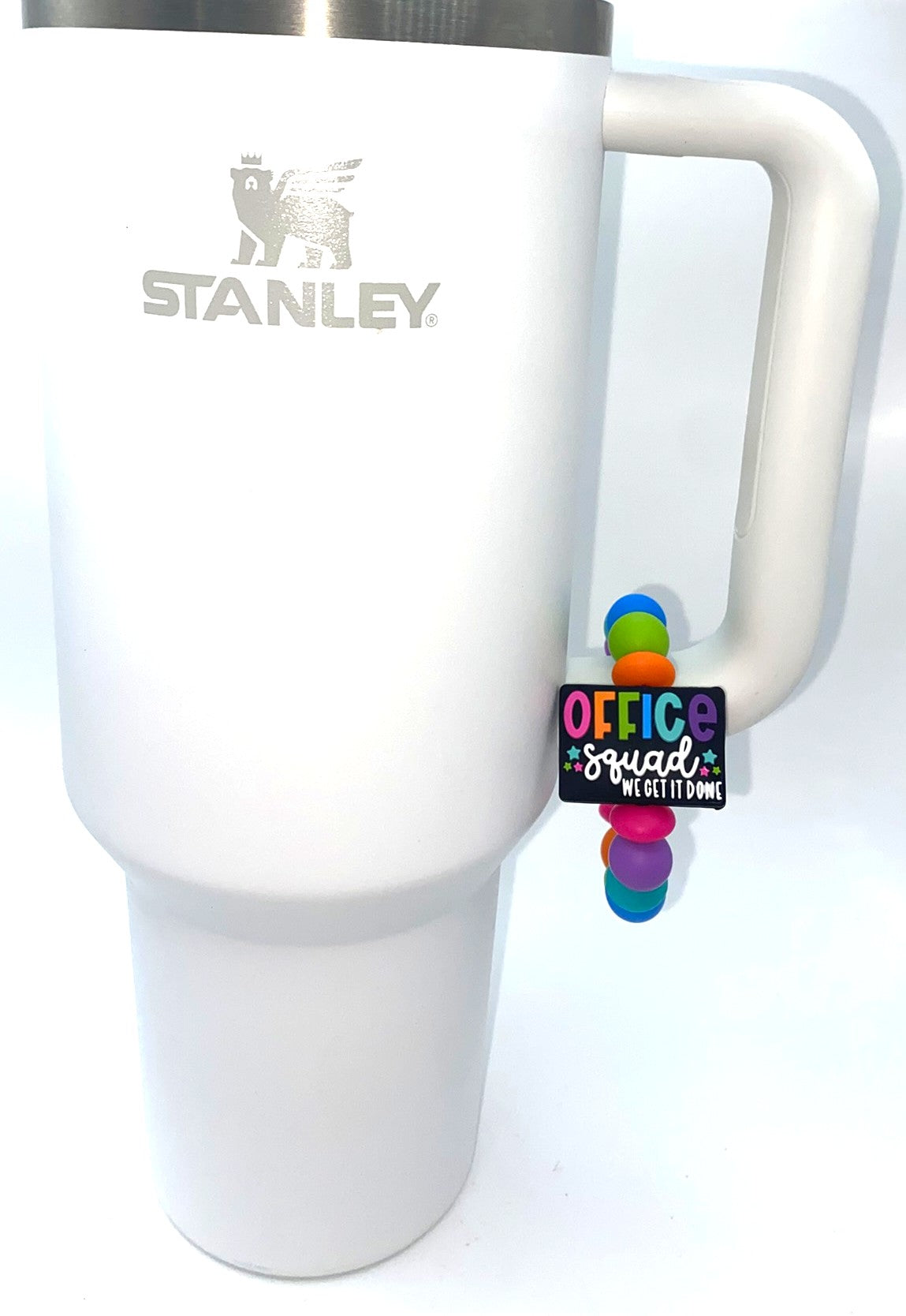Office Squad We Get It Done Stanley Tumbler Cup Handle Charm