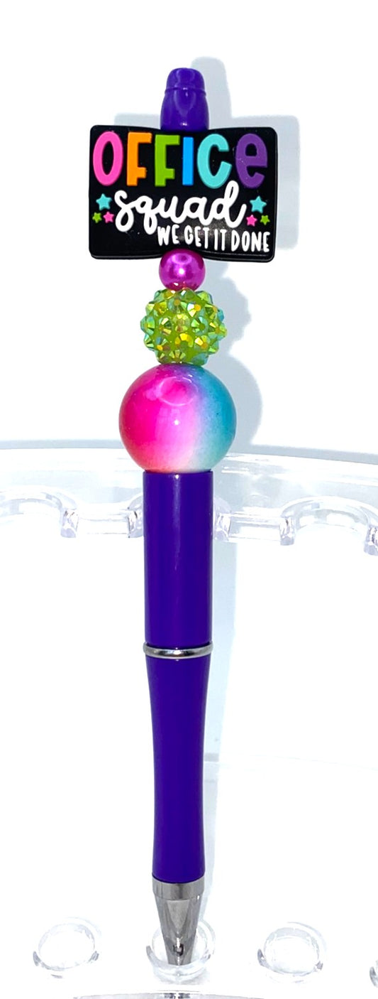 Office Squad Beaded Pen