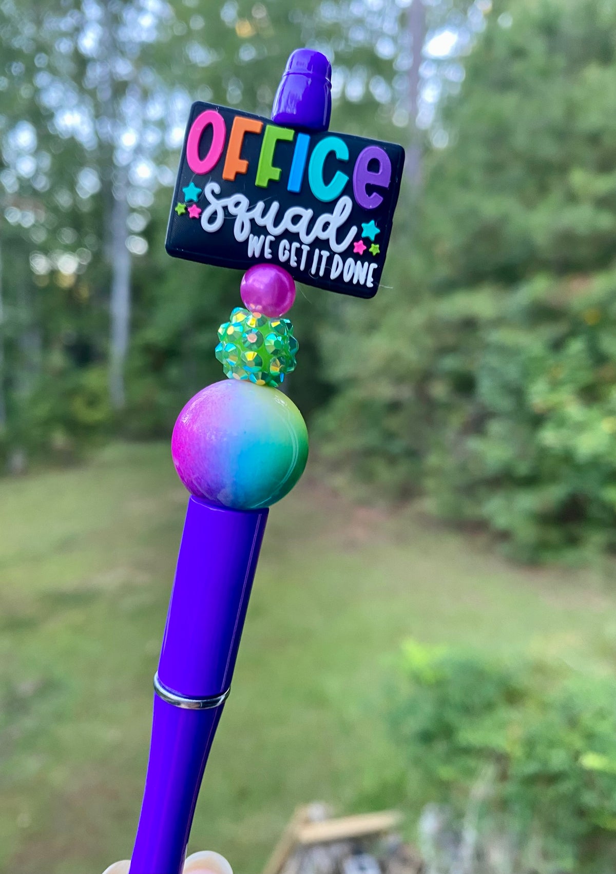 Office Squad Beaded Pen