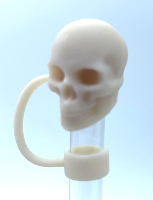 Off White Skull 3D Straw Topper