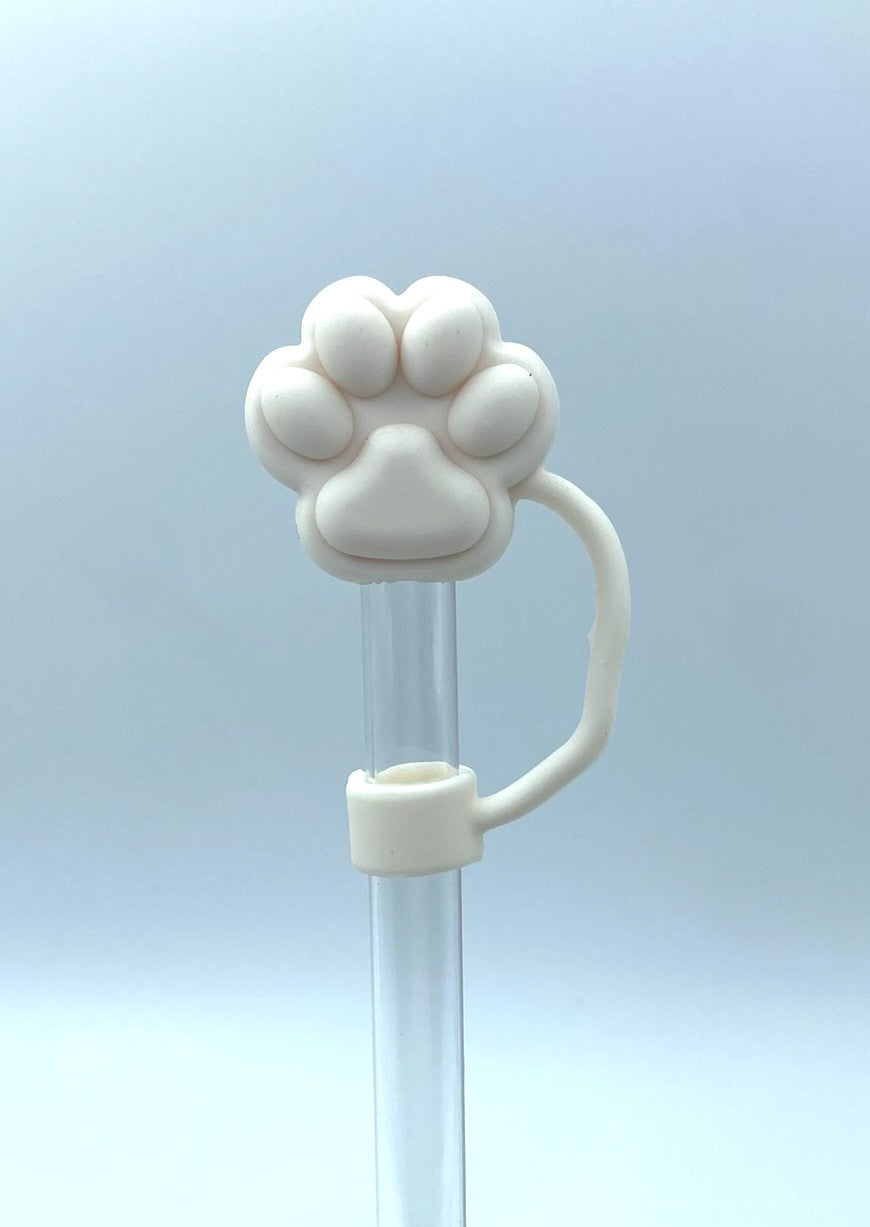 Off White Paw 3D Straw Topper