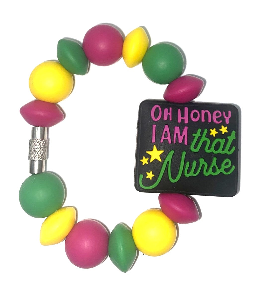 Oh Honey I Am That Nurse Stanley Tumbler Cup Handle Charm