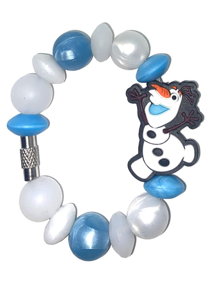 Happy Snowman Warm Hugs Winter Stanley Tumbler Cup Handle Charm