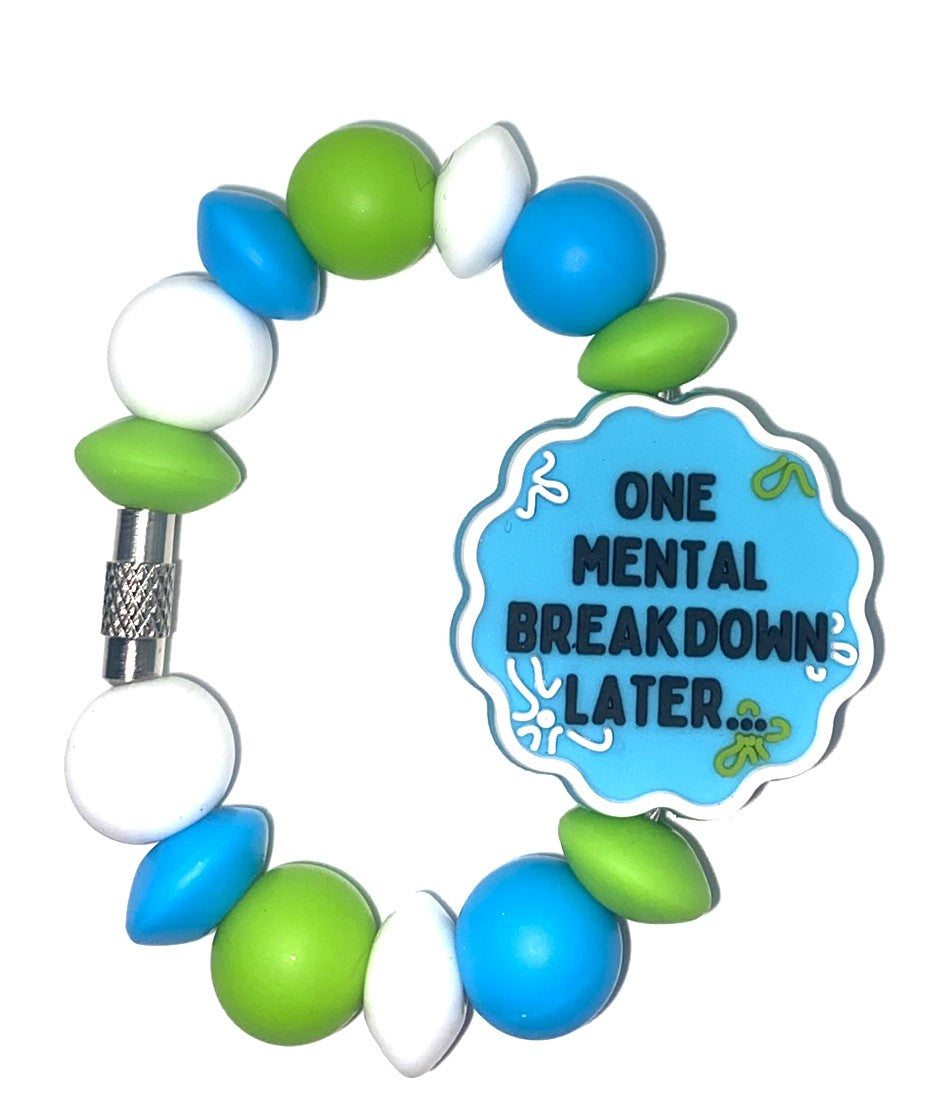 One Mental Breakdown Later Sponge Guy Funny Stanley Tumbler Cup Handle Charm