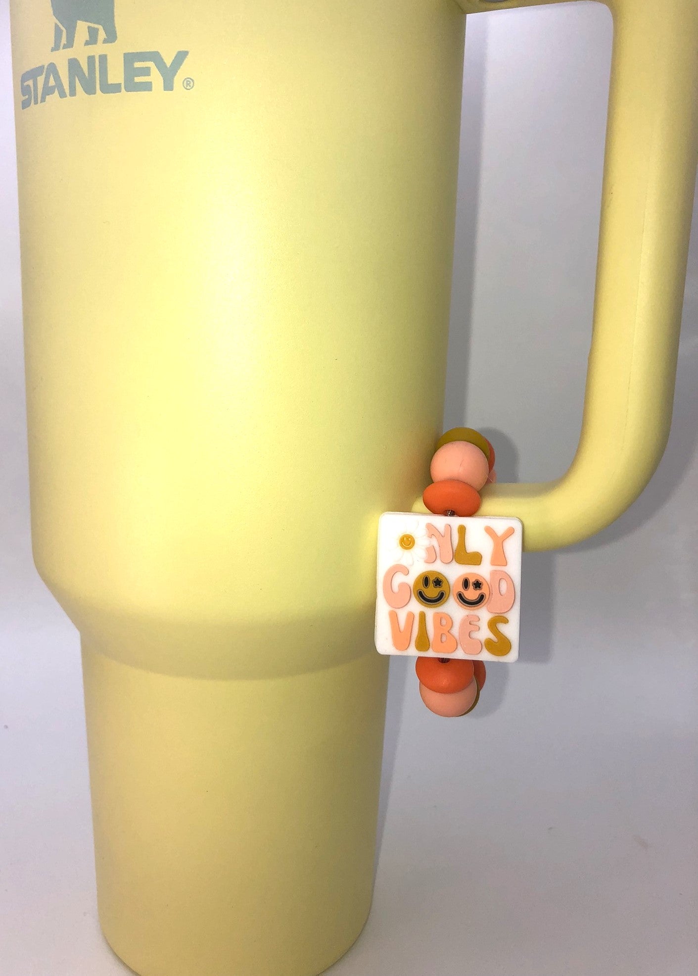 Only Good Vibes Stanley Tumbler Cup Handle Charm