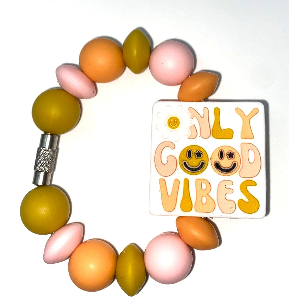 Only Good Vibes Stanley Tumbler Cup Handle Charm
