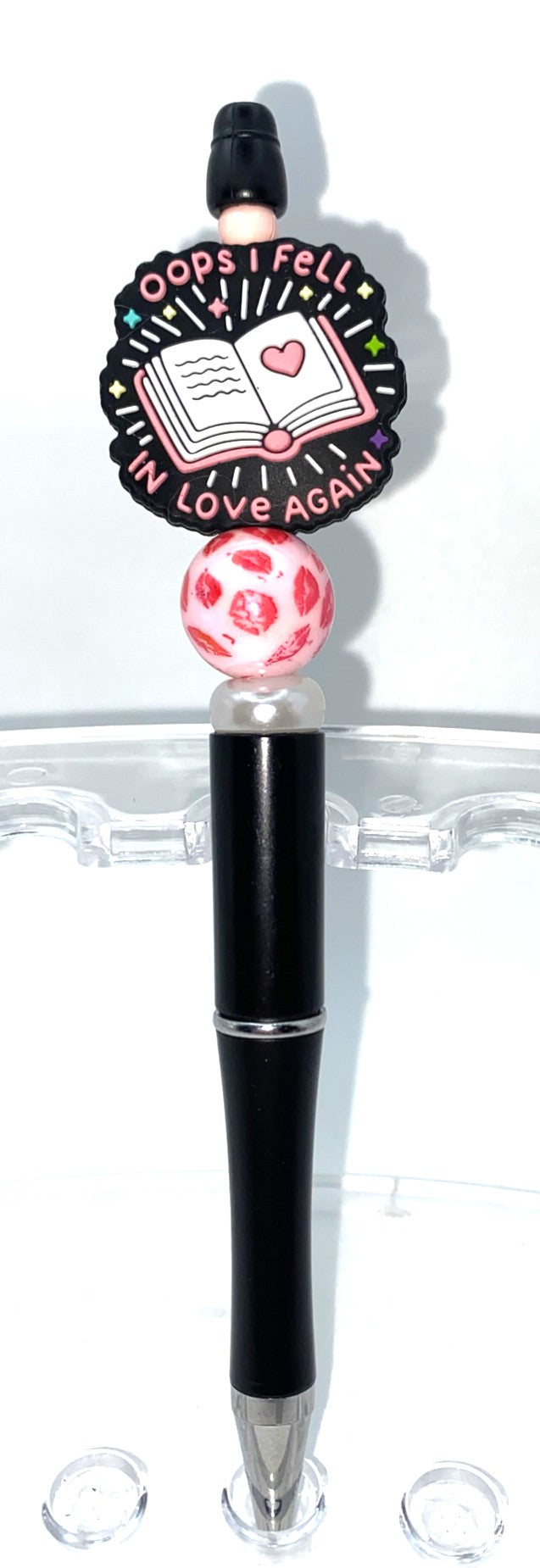 Oops I Fell In Love Again Bookish Beaded Pen
