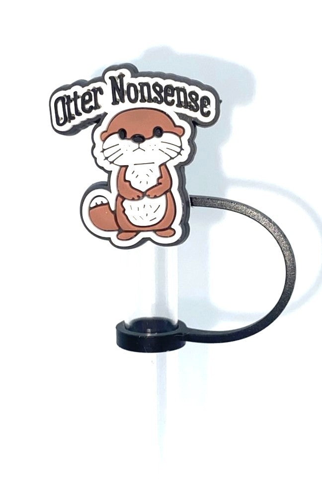 Otter Nonsense Straw Topper