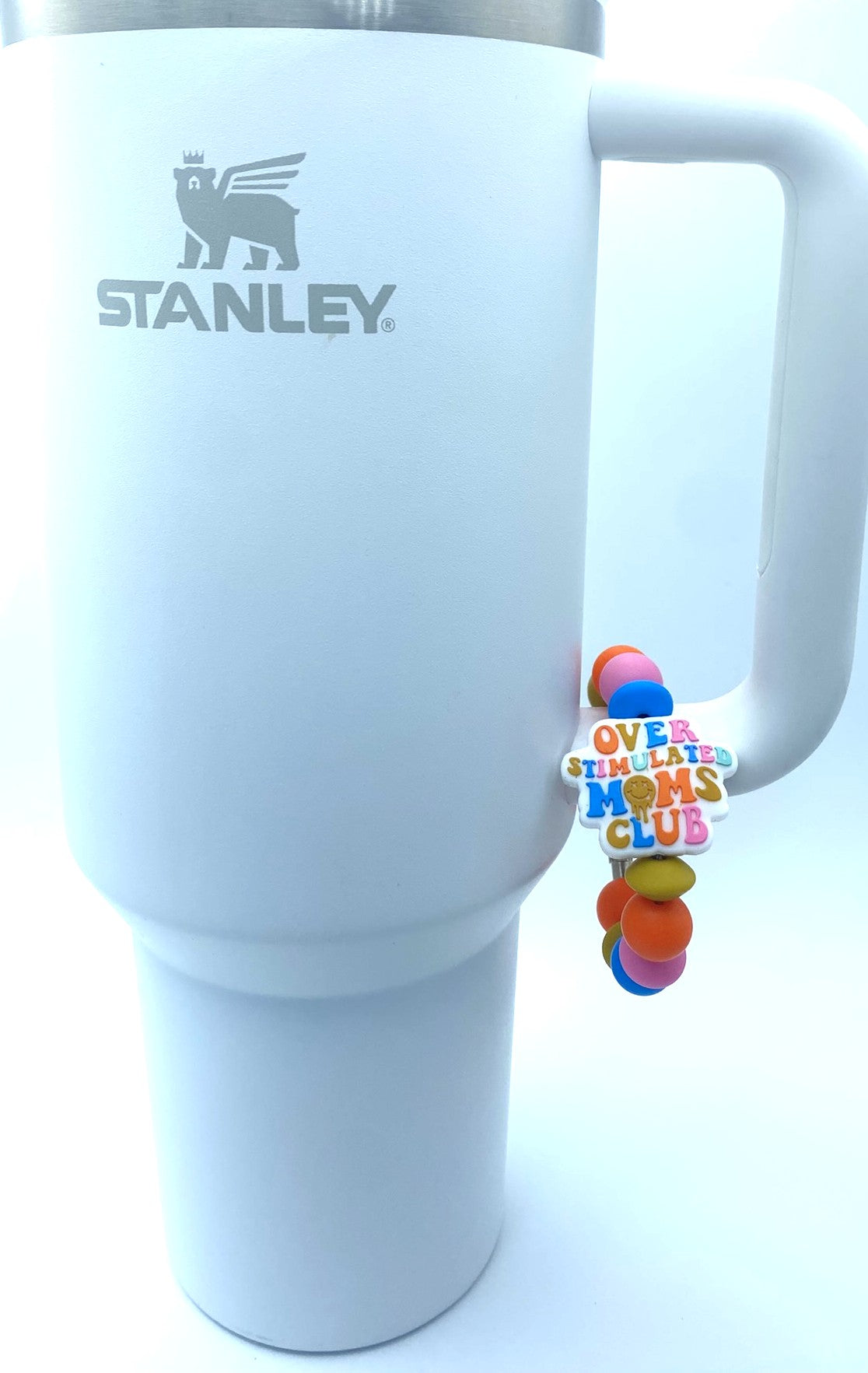 Over Stimulated Moms Club Stanley Tumbler Cup Handle Charm