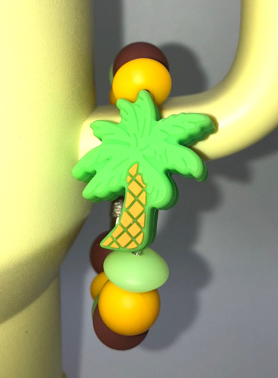 Palm Tree Stanley Tumbler Cup Handle Charm