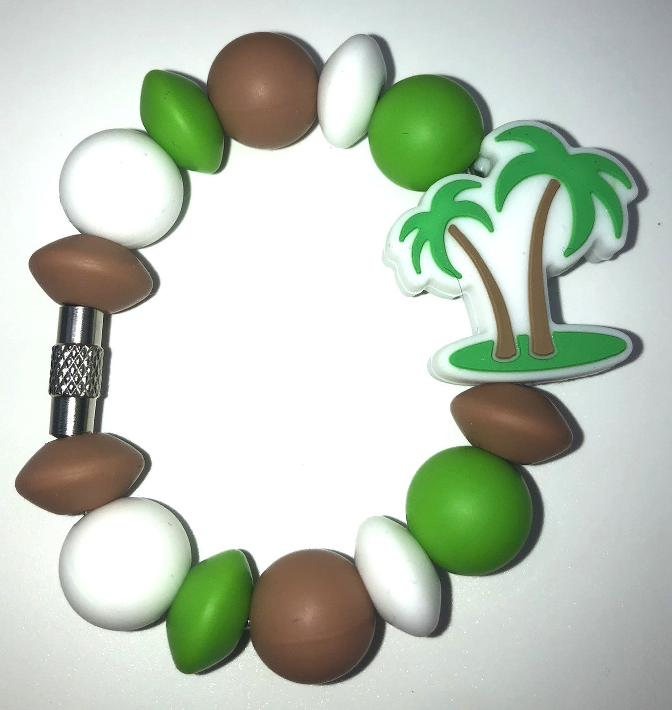 Palm Trees Beach Island Stanley Tumbler Cup Handle Charm