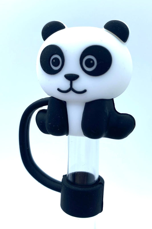 Panda Bear 3D Straw Topper