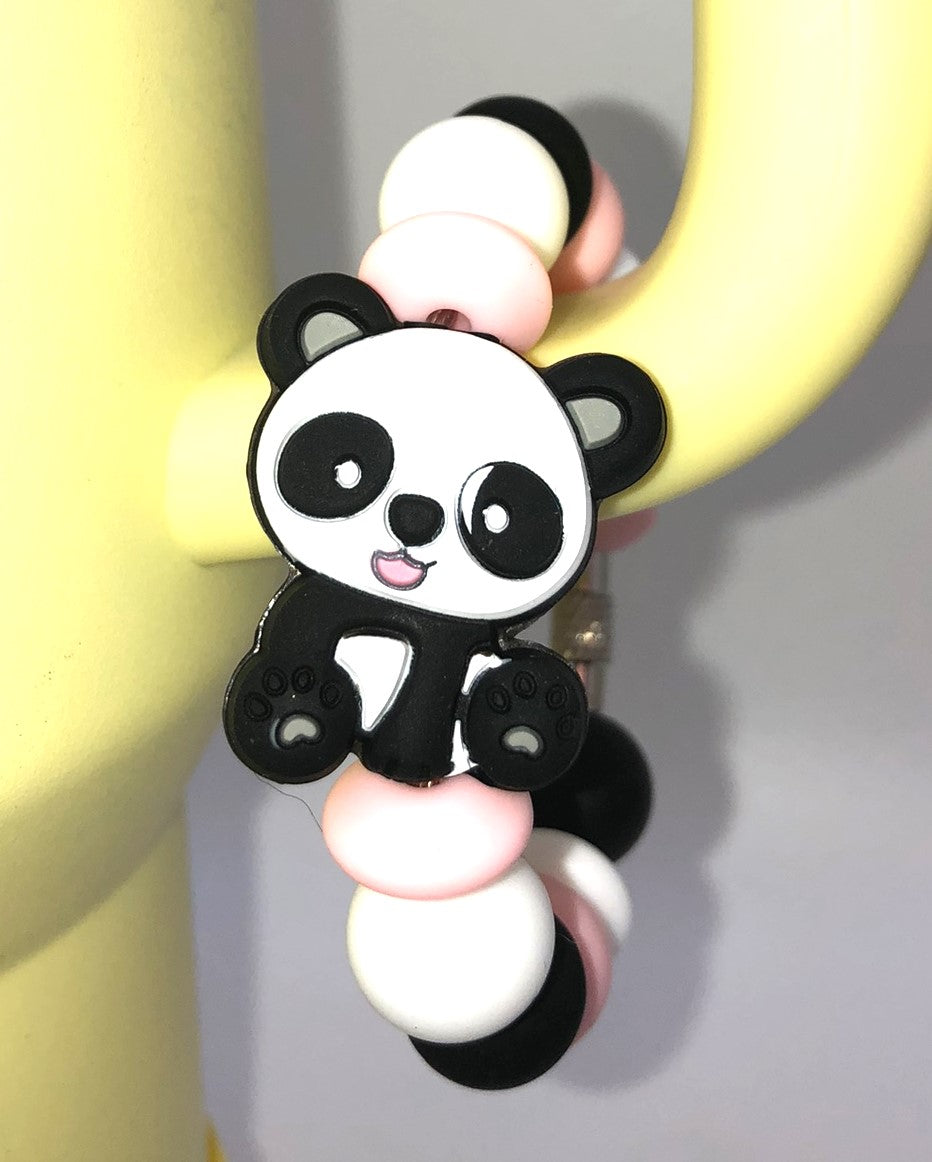 Panda Bear Stanley Tumbler Cup Handle Charm