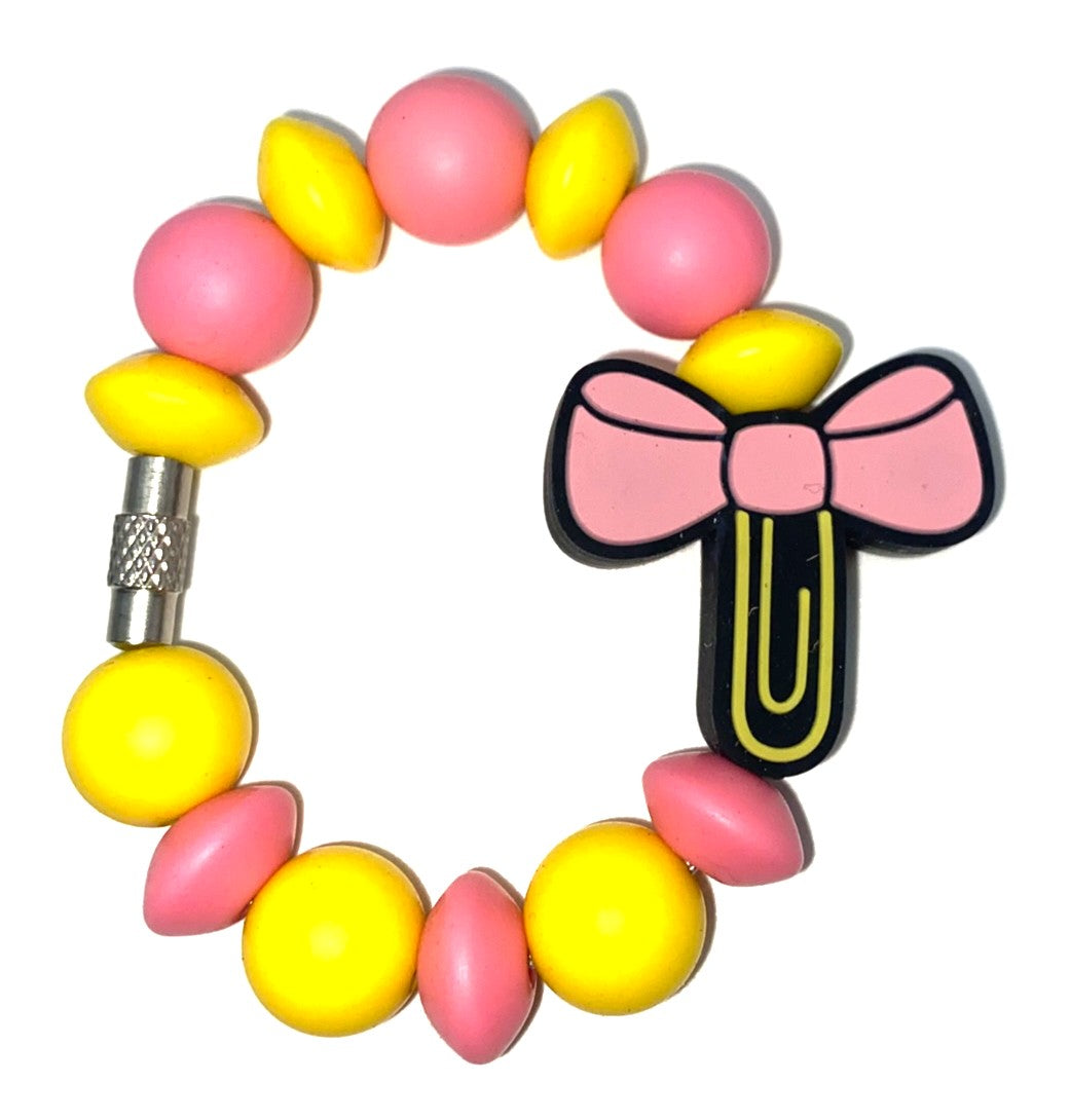 Paper Clip Bow Stanley Tumbler Cup Handle Charm