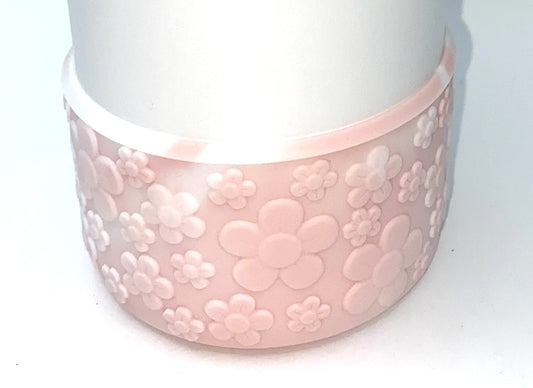 Pink Swirl Floral Stanley Tumbler Boot Sleeve #21