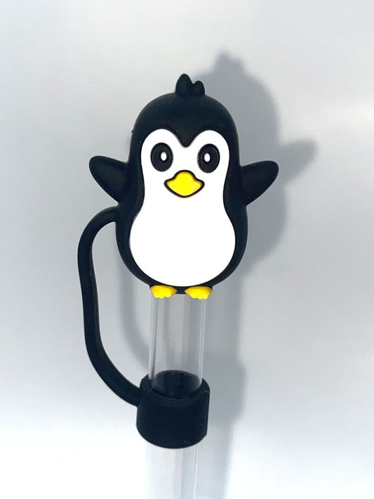 Penguin 3D Straw Topper