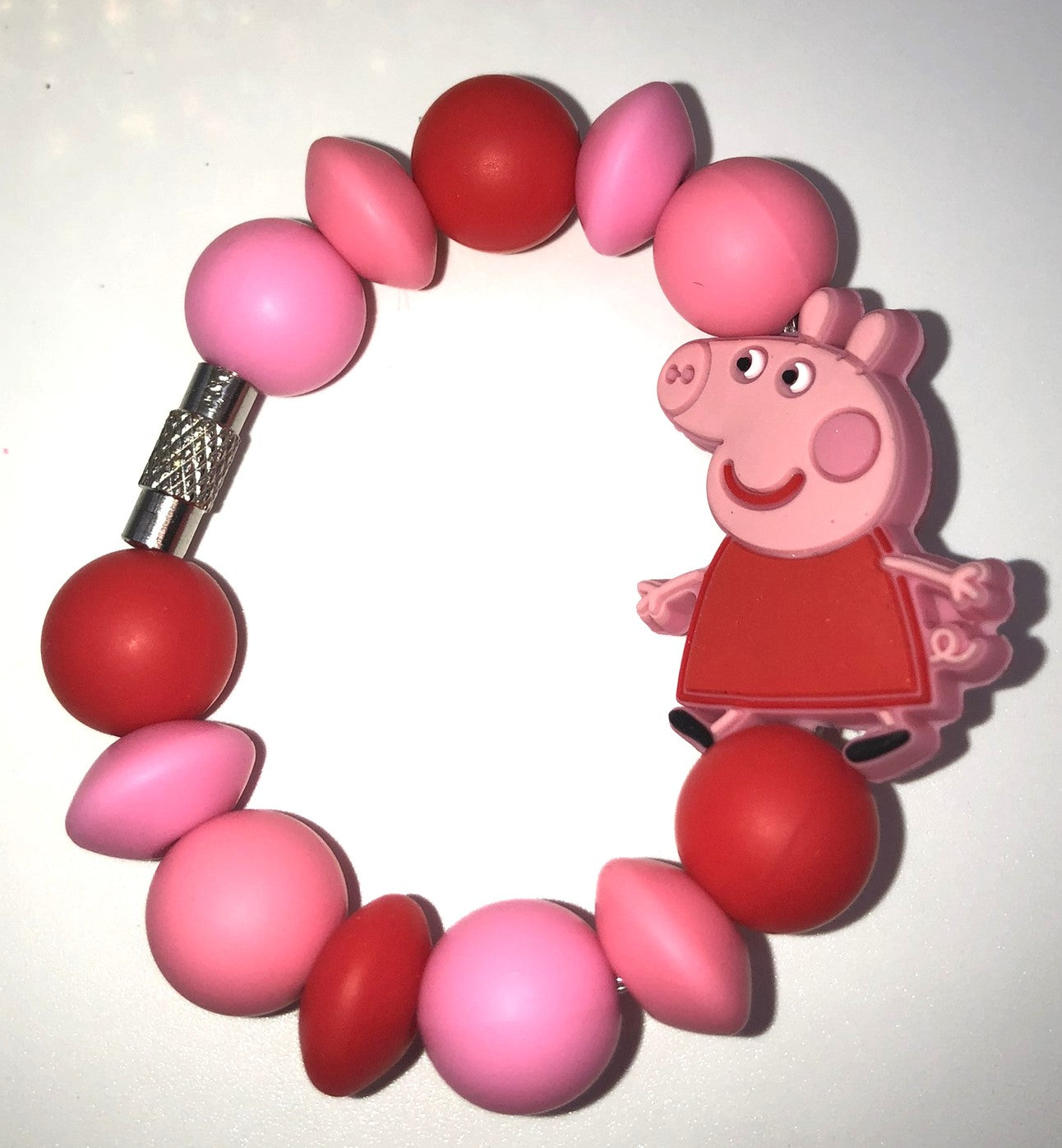 British Cartoon Pig Stanley Tumbler Cup Handle Charm