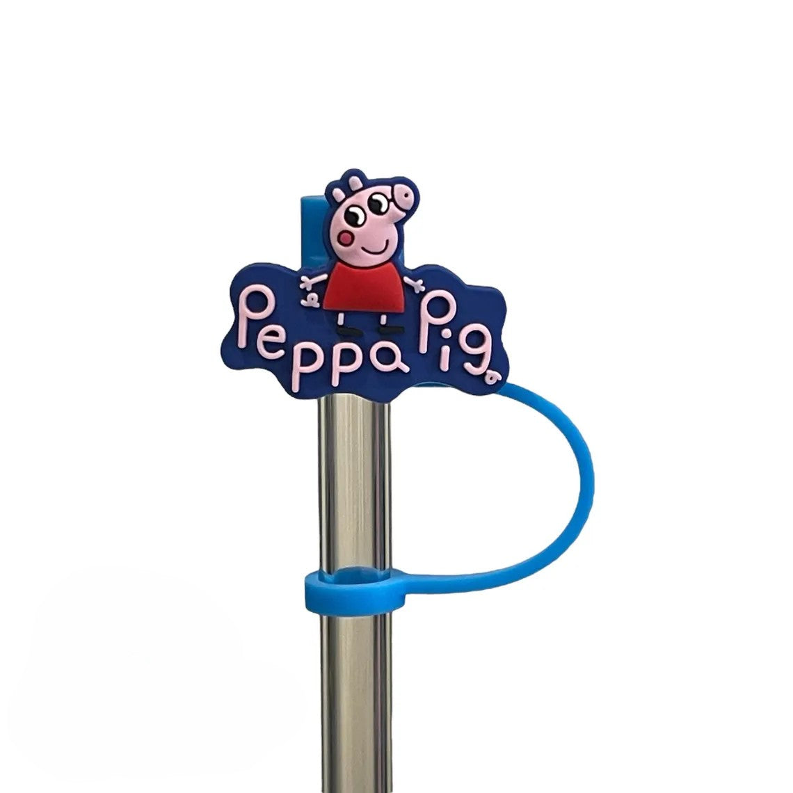British Cartoon Pig Straw Topper