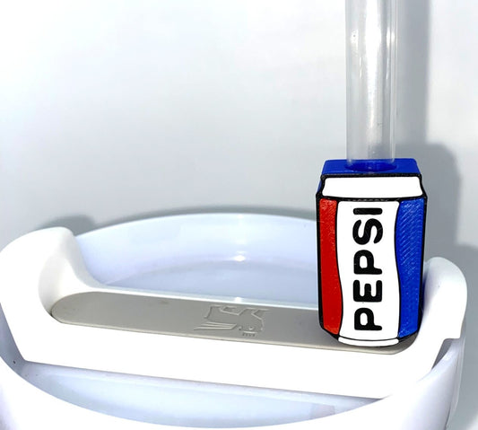 Pepsi Cola Can Straw Sitter