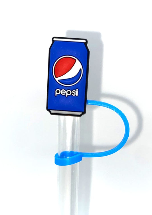 Pepsi Cola Can Drink Straw Topper