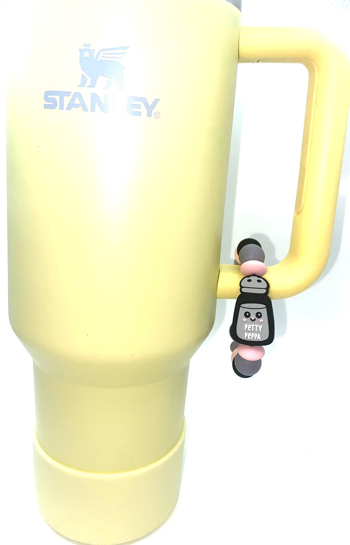 Petty Peppa Pepper Shaker Stanley Tumbler Cup Handle Charm