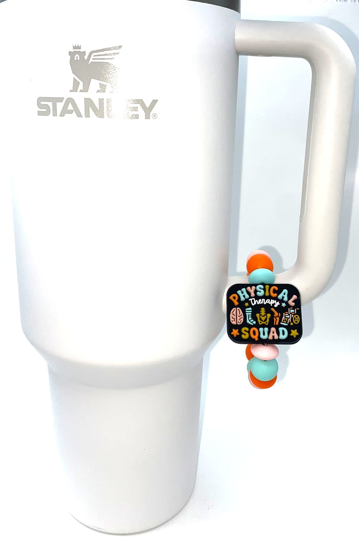 Physical Therapy Squad Stanley Tumbler Cup Handle Charm