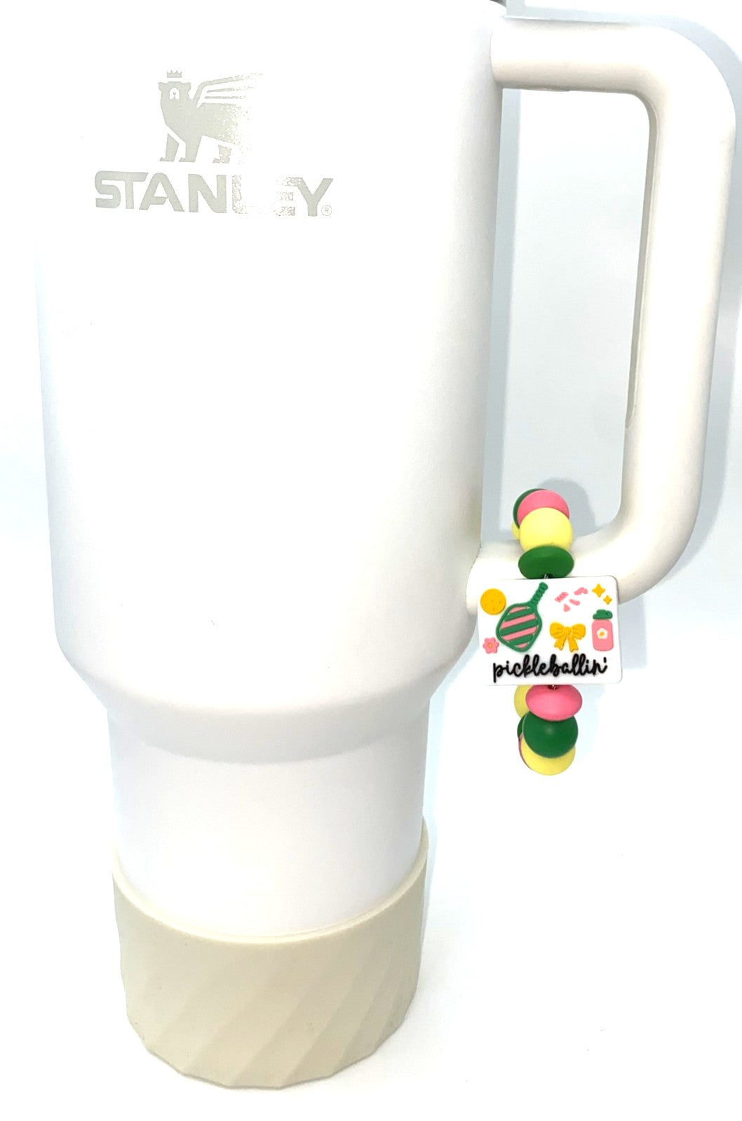 Pickleballin' Stanley Tumbler Cup Handle Charm