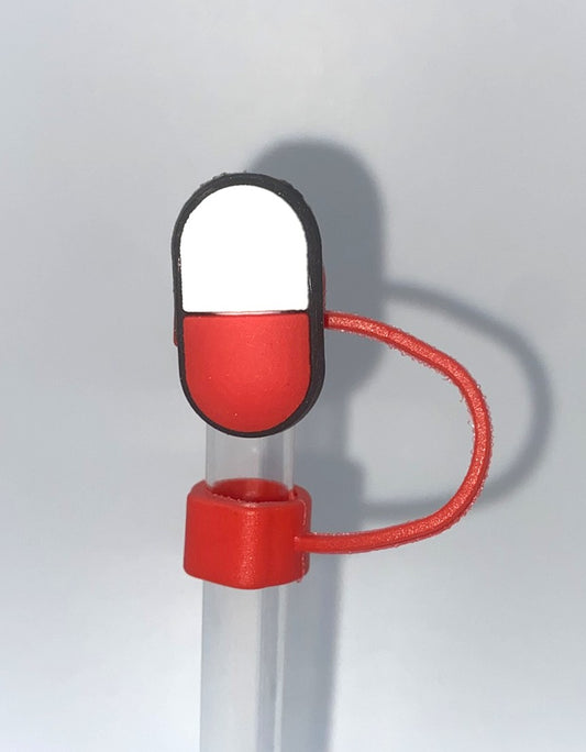 Pill Medical Straw Topper