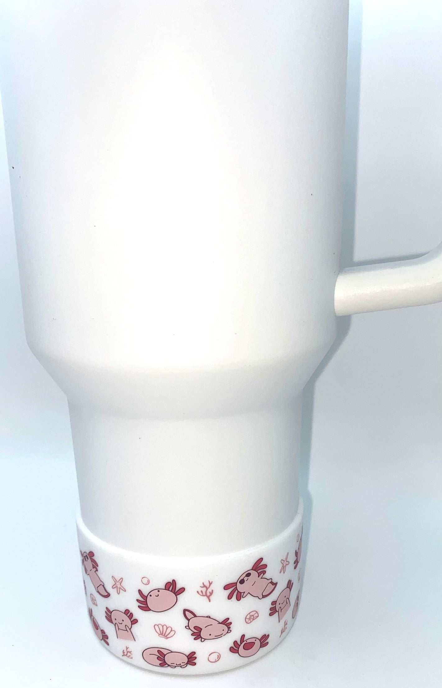 Pink Axolotl Stanley Tumbler Boot Sleeve #42