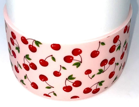 Pink Cherries Tumbler Boot Sleeve #173